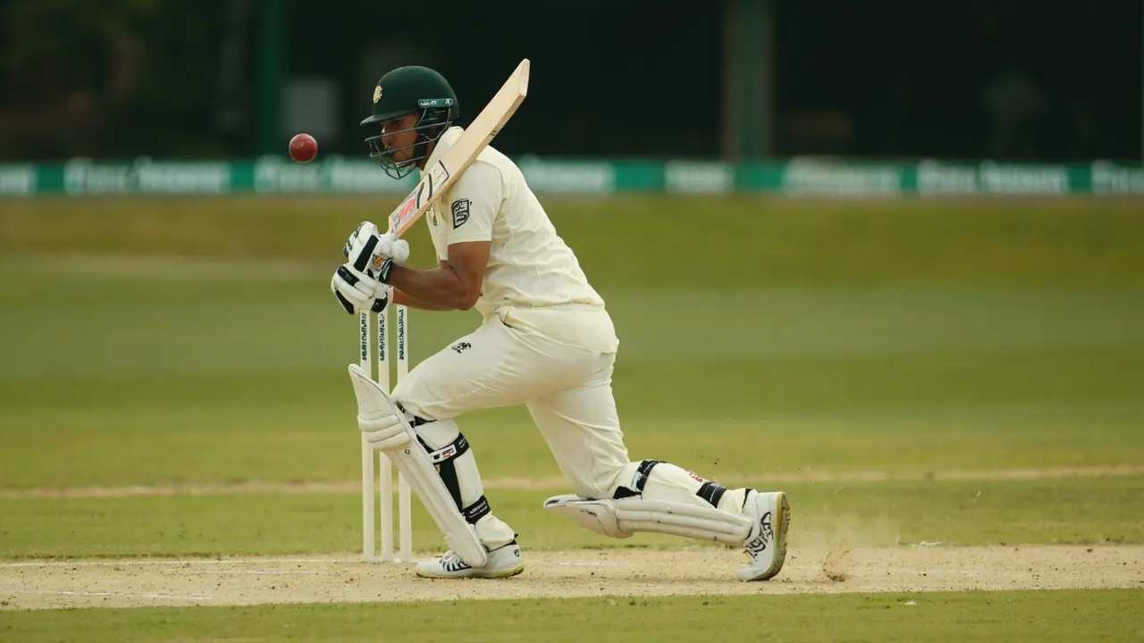 A captain raising his bat