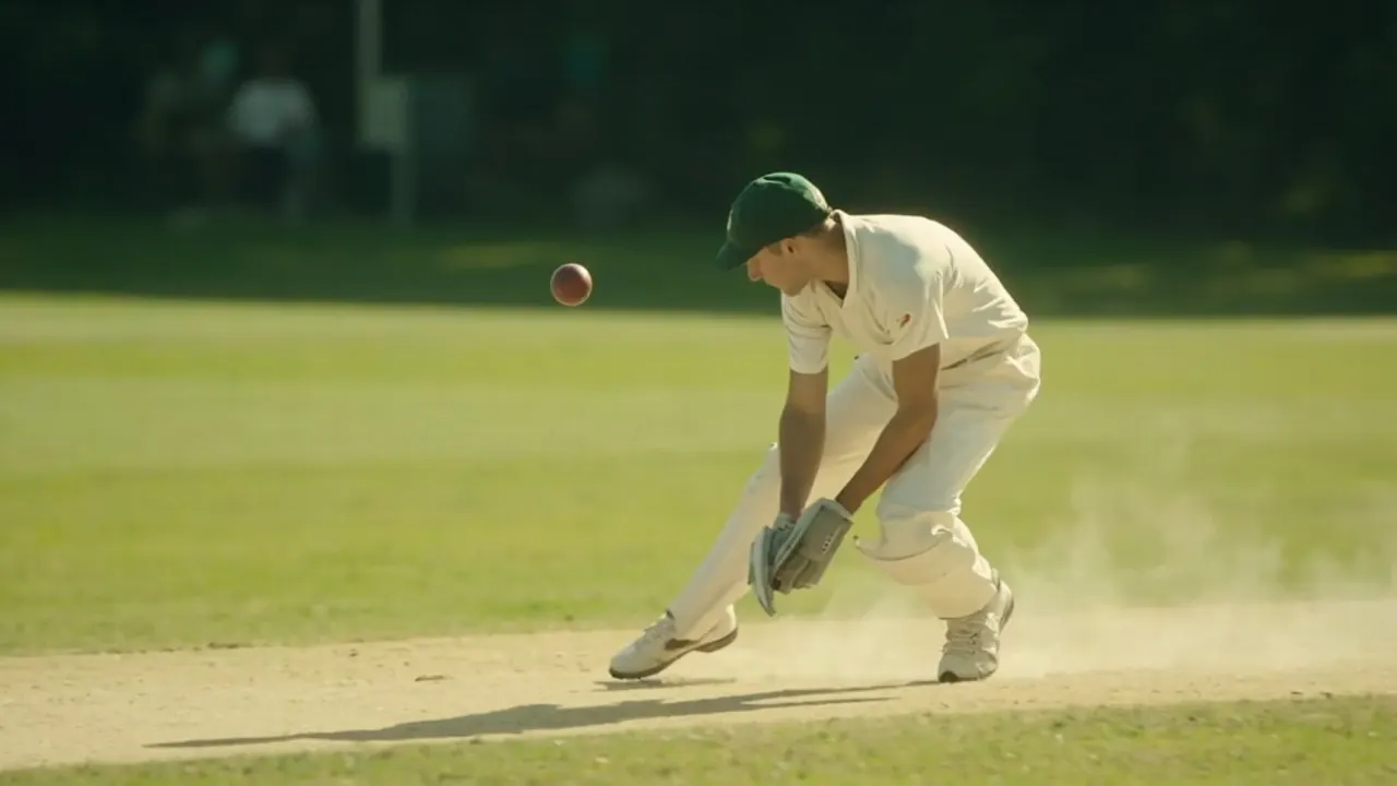 A captain raising his bat