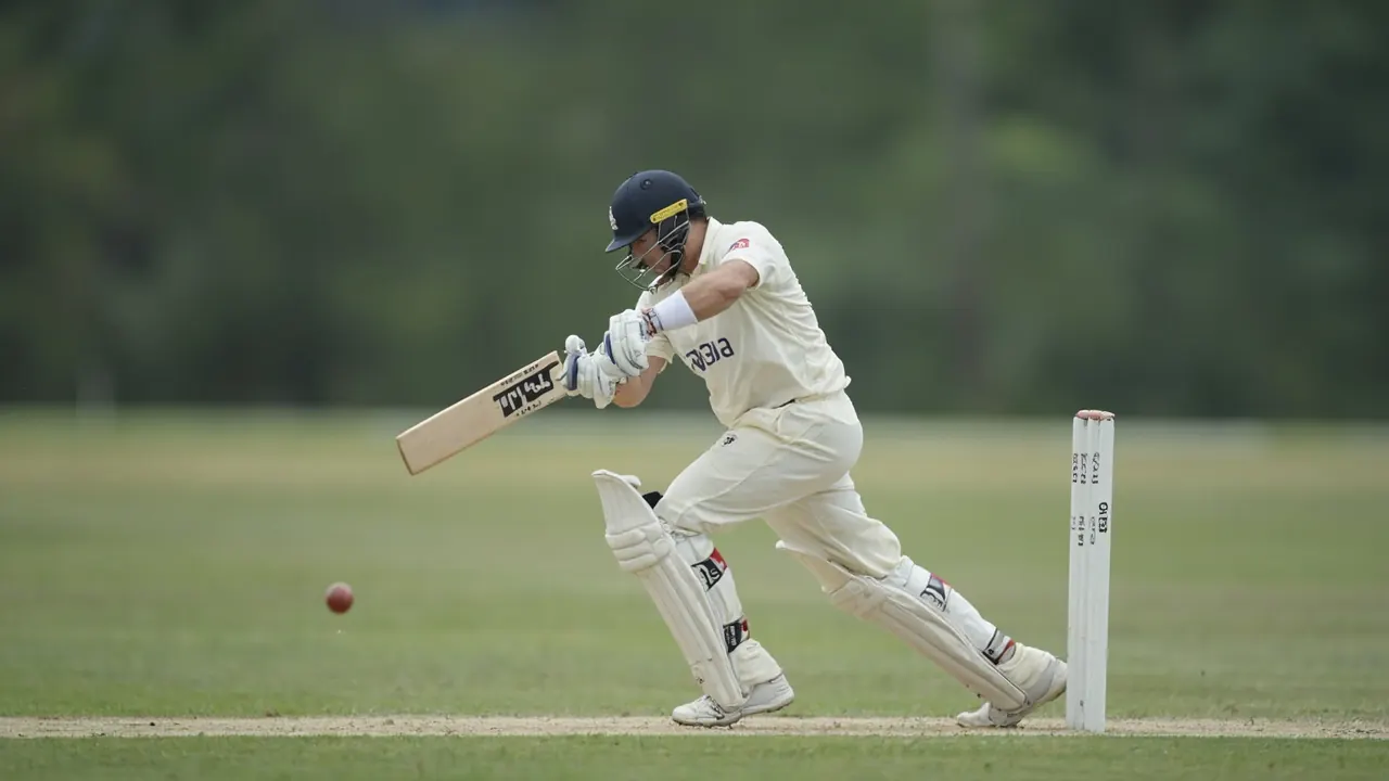 A captain raising his bat